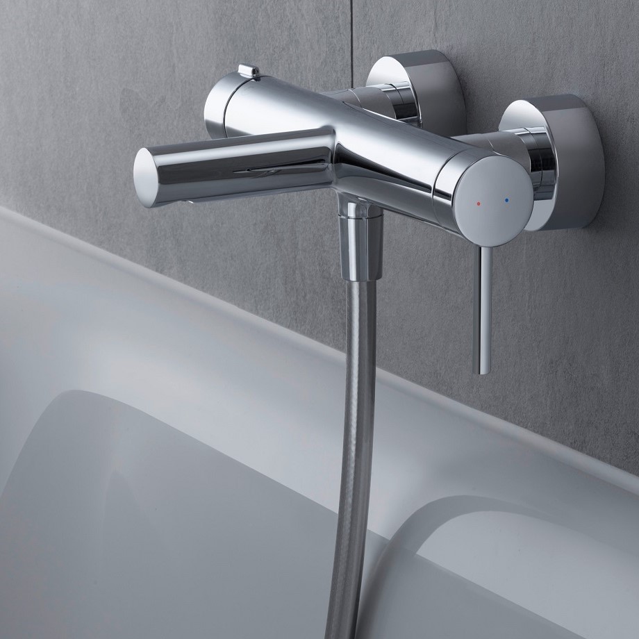 Baterie cada Duravit CE5230000010, Circle, montaj pe perete, tip incastrare aparent, tip comanda monocomanda, crom [2]