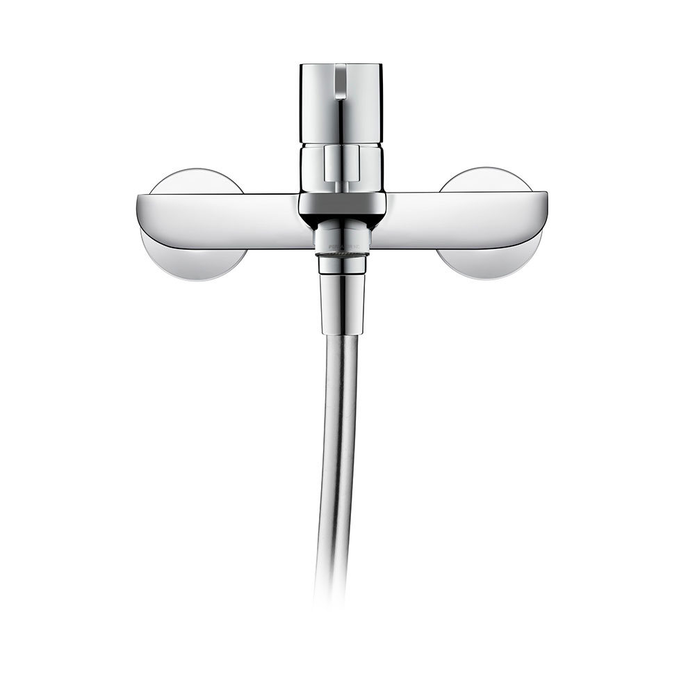 Baterie cada Duravit DE5230000010, D-Neo, montaj pe perete, tip incastrare aparent, tip comanda monocomanda, crom [1]