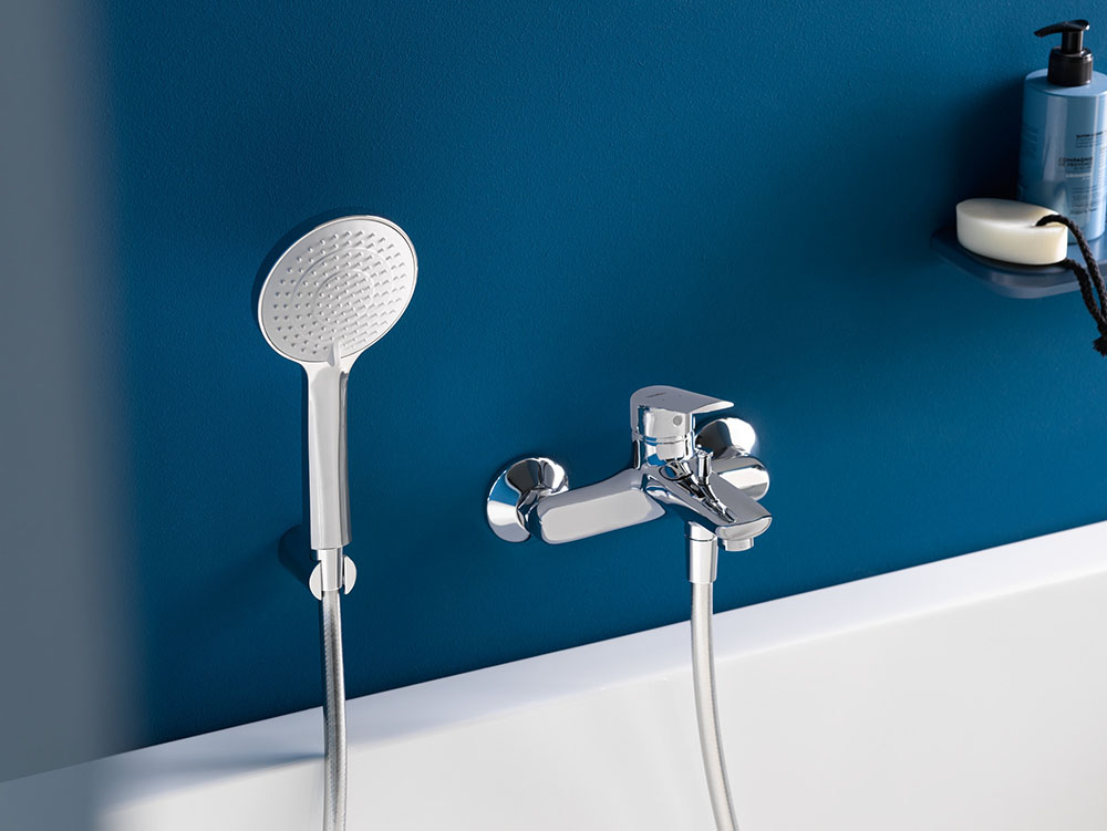 Baterie cada Duravit N15230000010, DuraStyle, montaj pe perete, tip incastrare aparent, tip comanda monocomanda, crom [3]