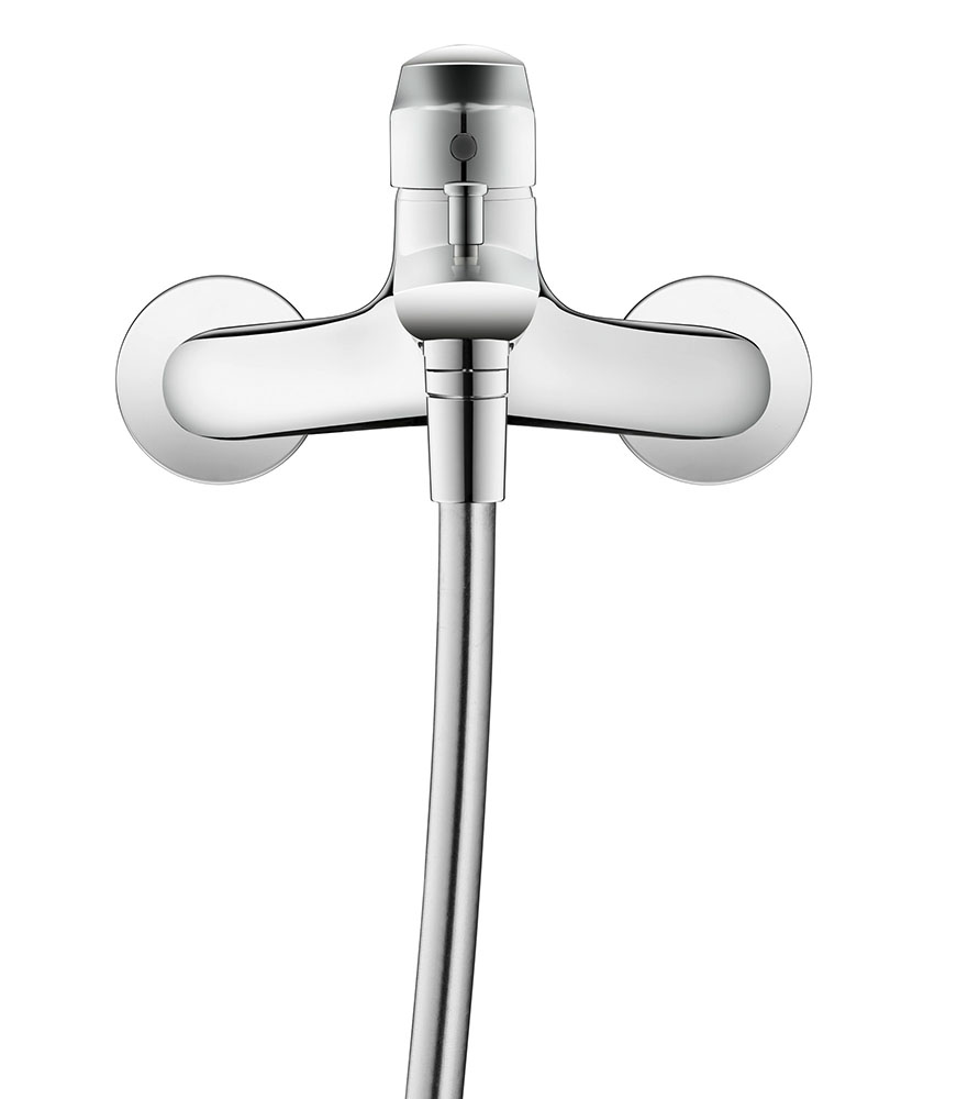 Baterie cada Duravit N15230000010, DuraStyle, montaj pe perete, tip incastrare aparent, tip comanda monocomanda, crom [2]