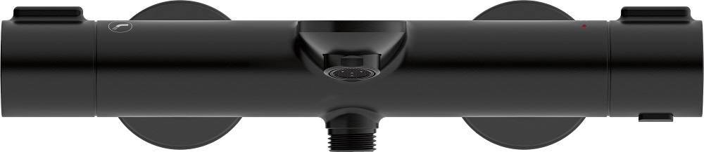 Baterie cada Duravit WA5220000046, Wave, montaj pe perete, tip incastrare aparent, tip comanda dubla comanda, negru [1]