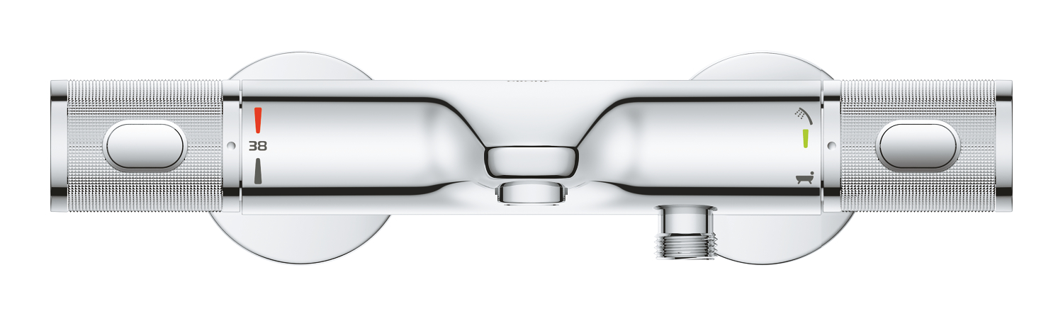 Set baterie cada Grohe 34788000, Baterie cada Precision Feel, montaj pe perete, tip incastrare aparent, crom [2]
