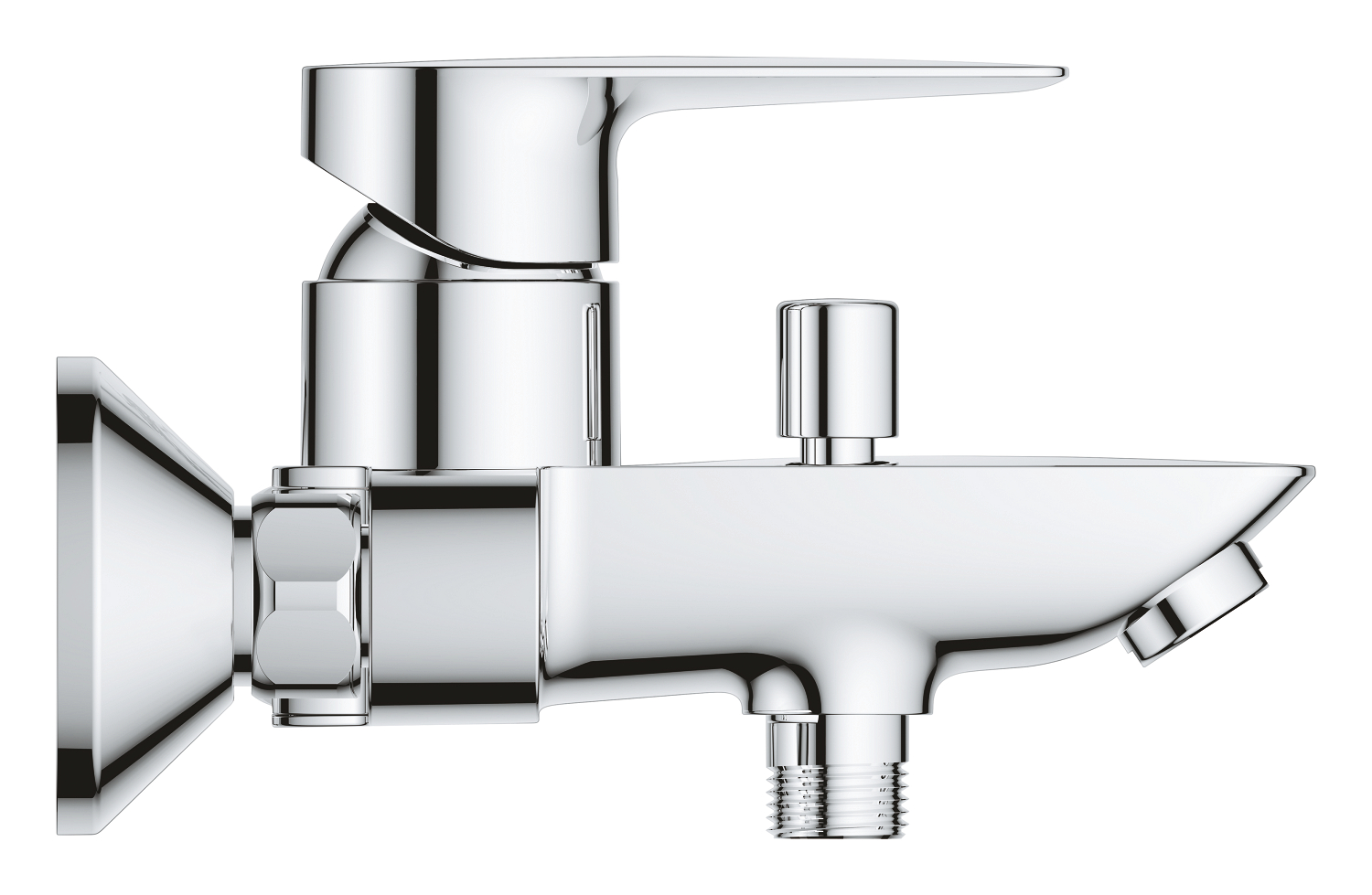 Baterie cada Grohe 24198001, Start Edge, montaj pe perete, tip incastrare aparent, tip comanda monocomanda, crom [5]