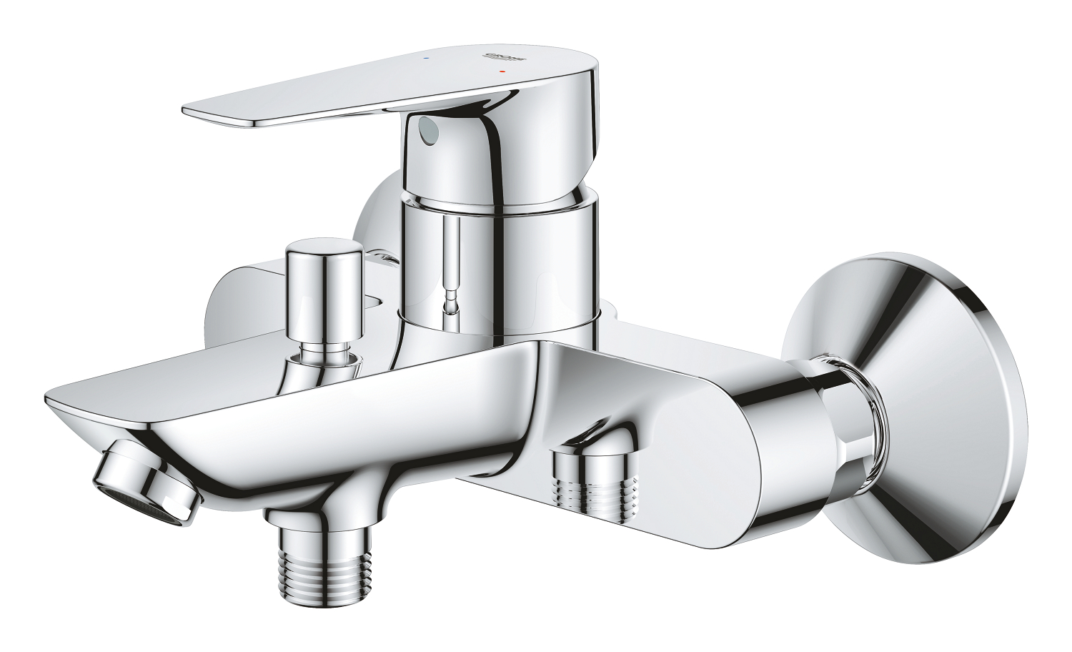 Baterie cada Grohe 24198001, Start Edge, montaj pe perete, tip incastrare aparent, tip comanda monocomanda, crom [3]