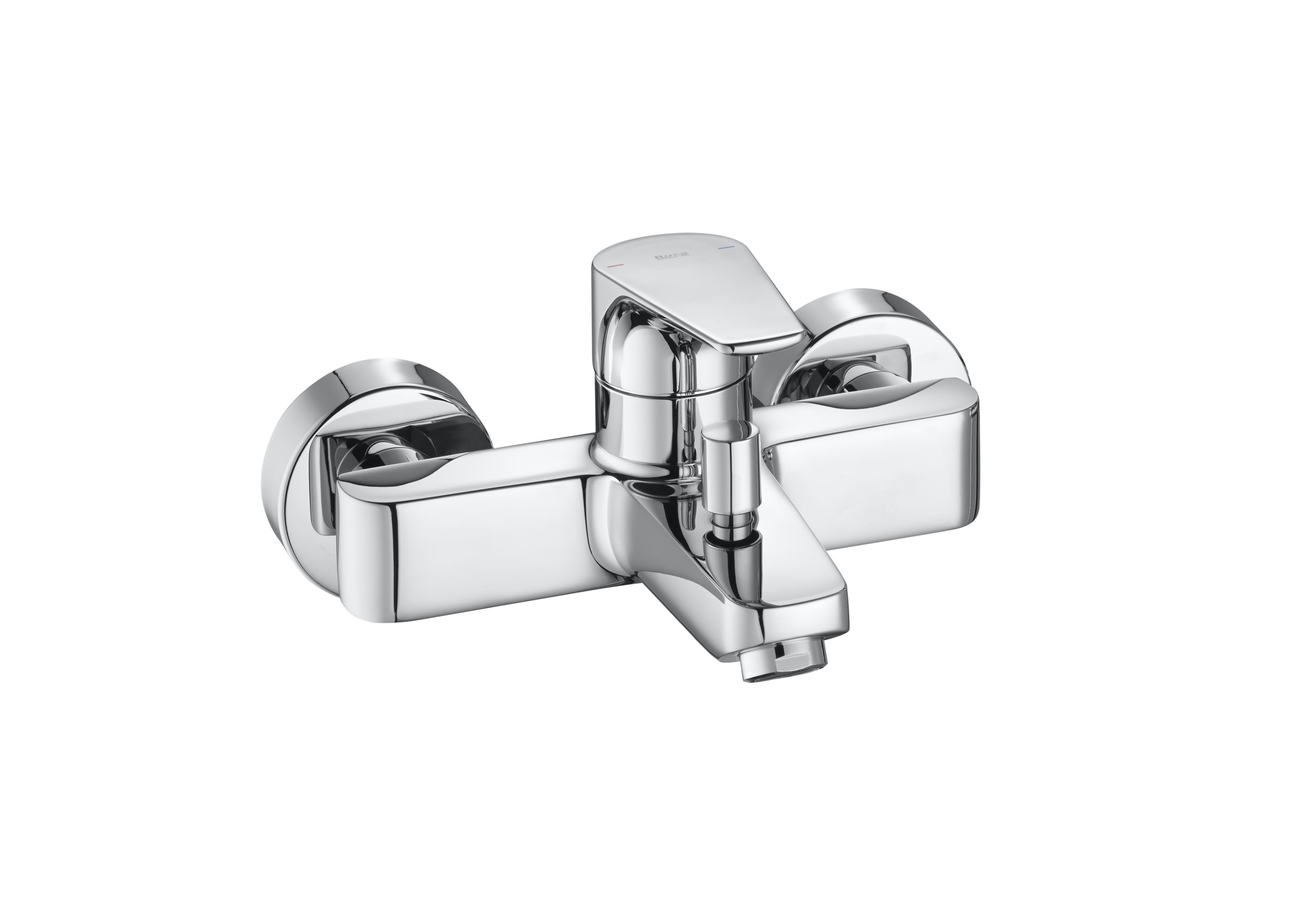 Baterii sanitare - Baterie cada Roca A5A0290C00, Atlas, montaj pe perete, tip incastrare aparent, tip comanda monocomanda, crom
