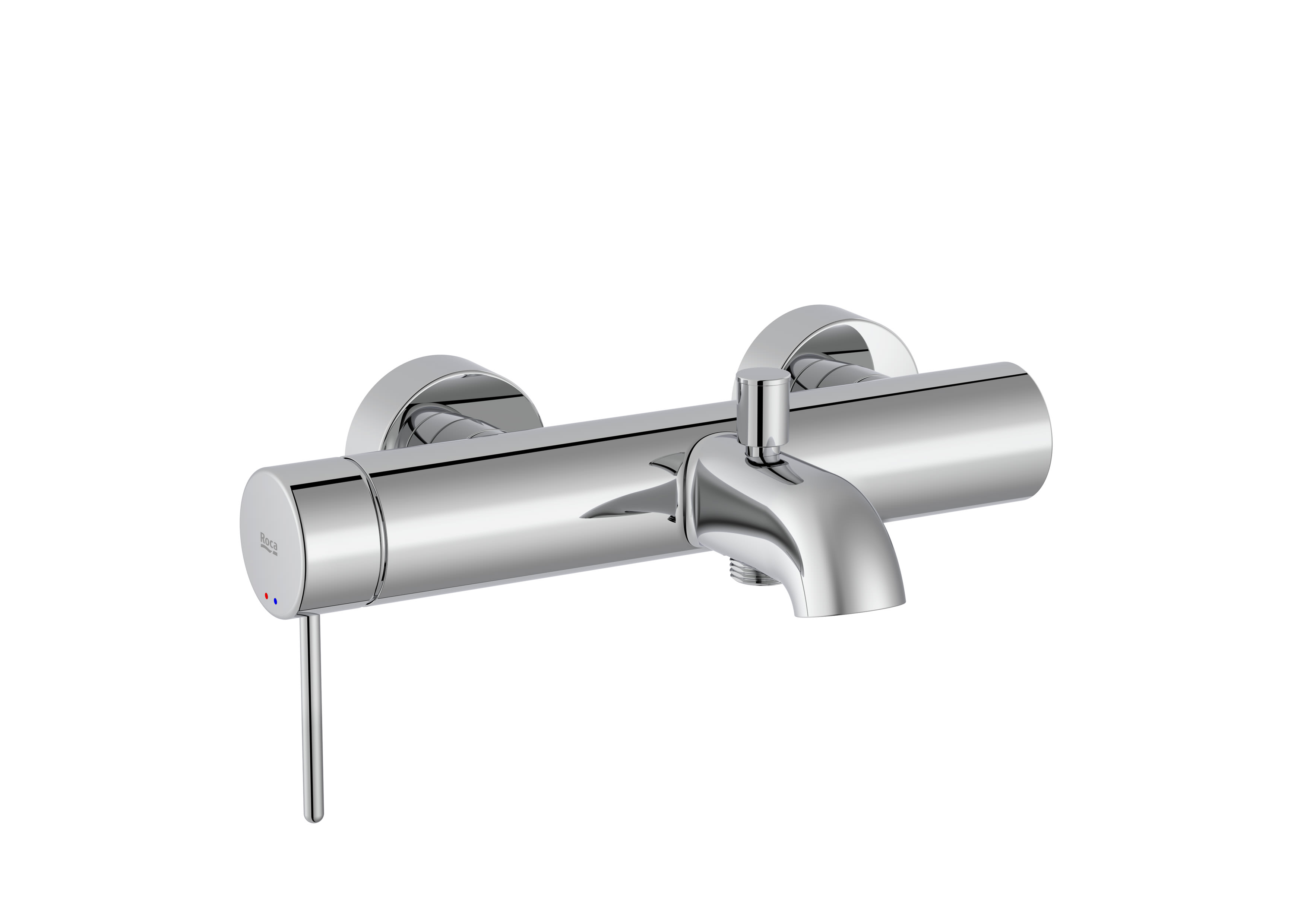 Baterii sanitare - Baterie cada Roca A5A023FC00, Nu, montaj pe perete, tip incastrare aparent, tip comanda monocomanda, crom