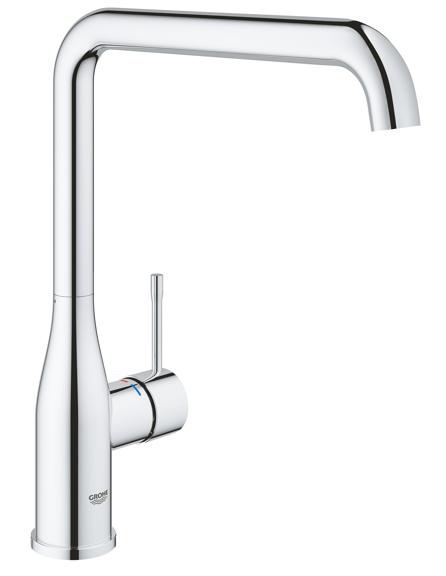Baie - Baterie bucatarie Grohe 30269000, bucatarie Essence, tip comanda monocomanda, marime inalta, forma pipa tip l, crom
