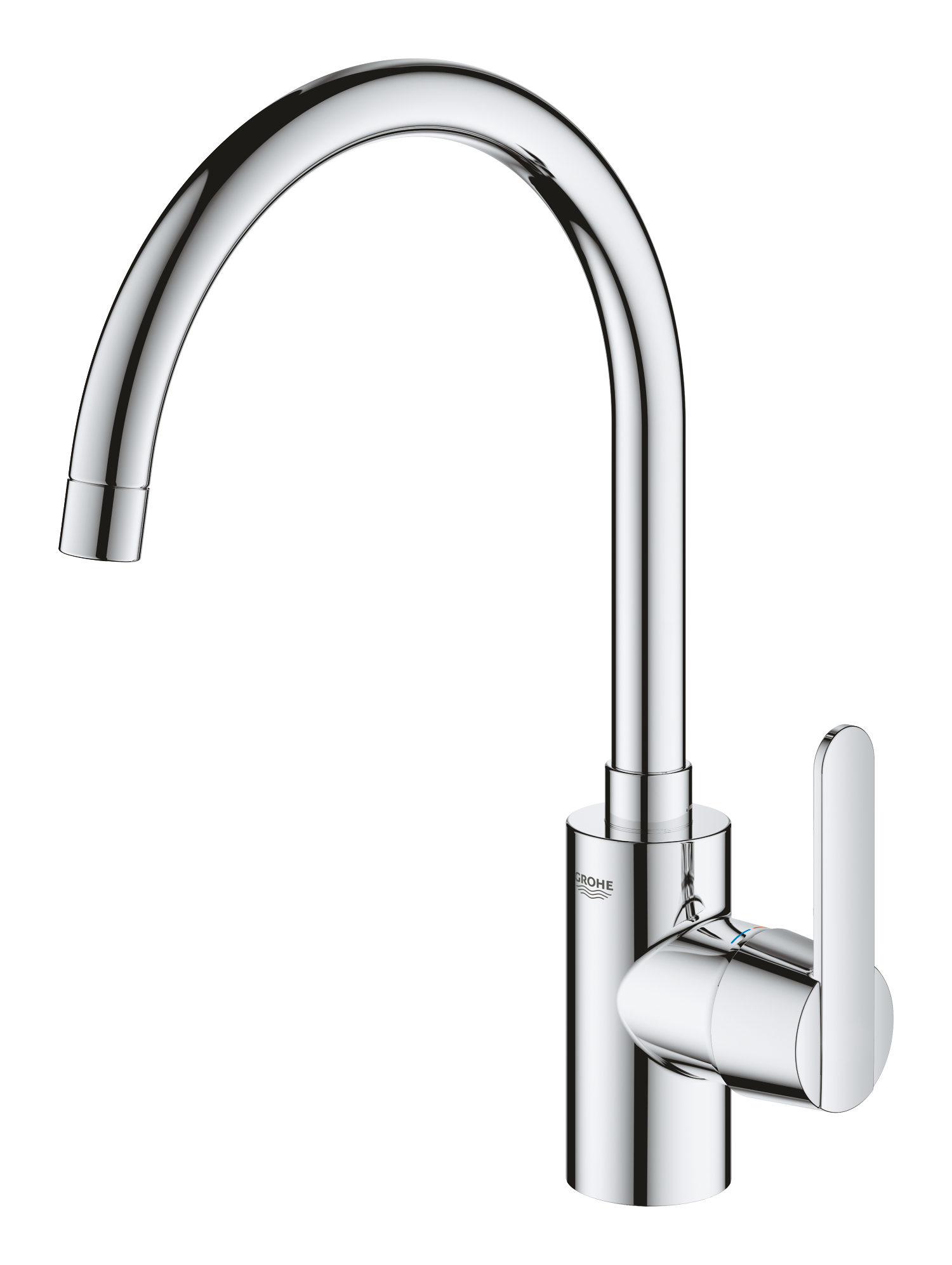 Baterie bucatarie Grohe 31494001, bucatarie Get, tip comanda monocomanda, marime inalta, forma pipa tip c, crom [1]