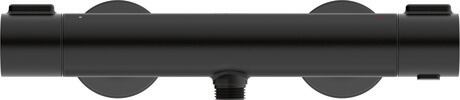 Baterie dus Duravit TH4220000046, tip incastrare aparent, tip comanda dubla comanda, termostat, negru [1]