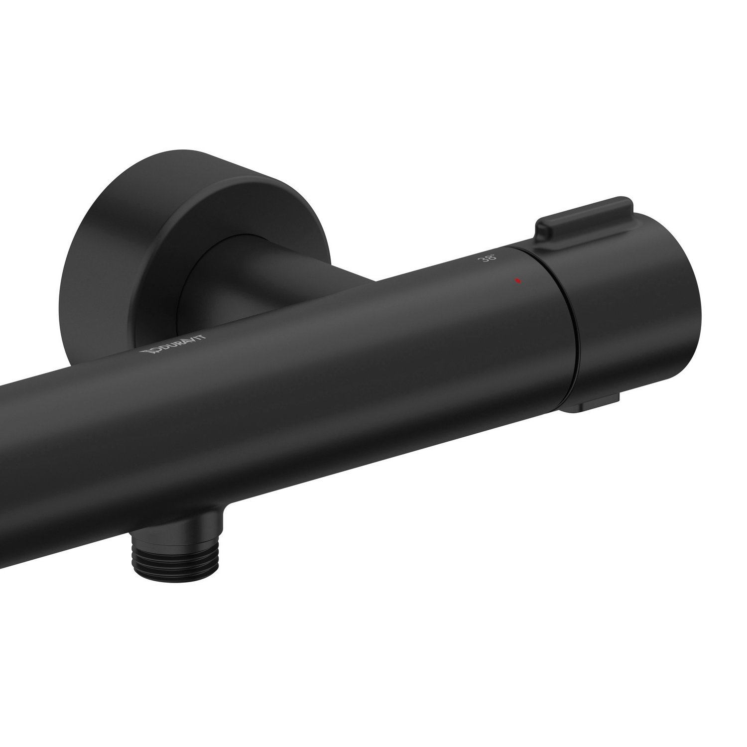 Baterie dus Duravit TH4220000046, tip incastrare aparent, tip comanda dubla comanda, termostat, negru [2]