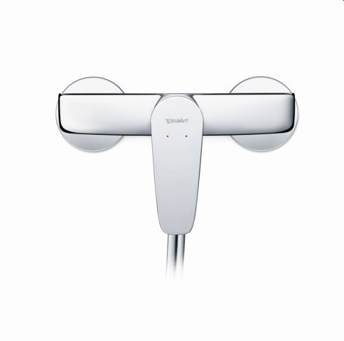 Baterie dus Duravit B14230000010, B.1, tip incastrare aparent, tip comanda monocomanda, numar orificii instalare 2, crom [1]