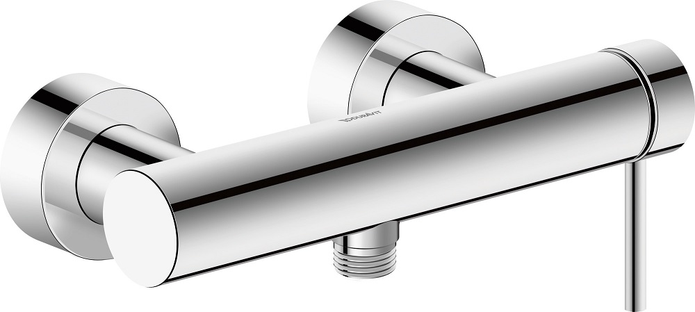 Baterii sanitare - Baterie dus Duravit CE4230000010, Circle, tip incastrare aparent, compatibil cu instalatii sanitare standard, crom