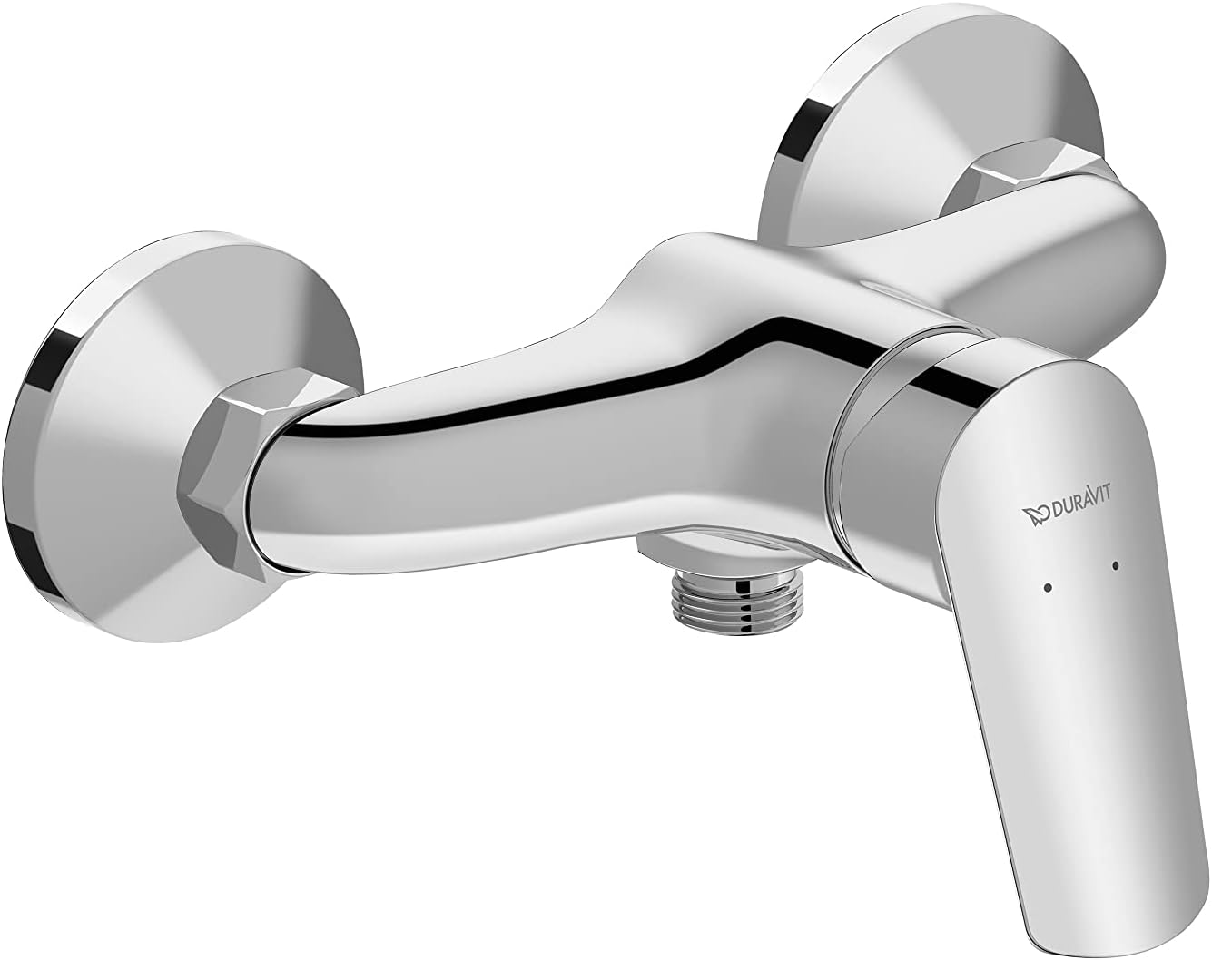 Baterii sanitare - Baterie dus Duravit N14230000010, DuraStyle, tip incastrare aparent, compatibil cu instalatii sanitare standard, crom