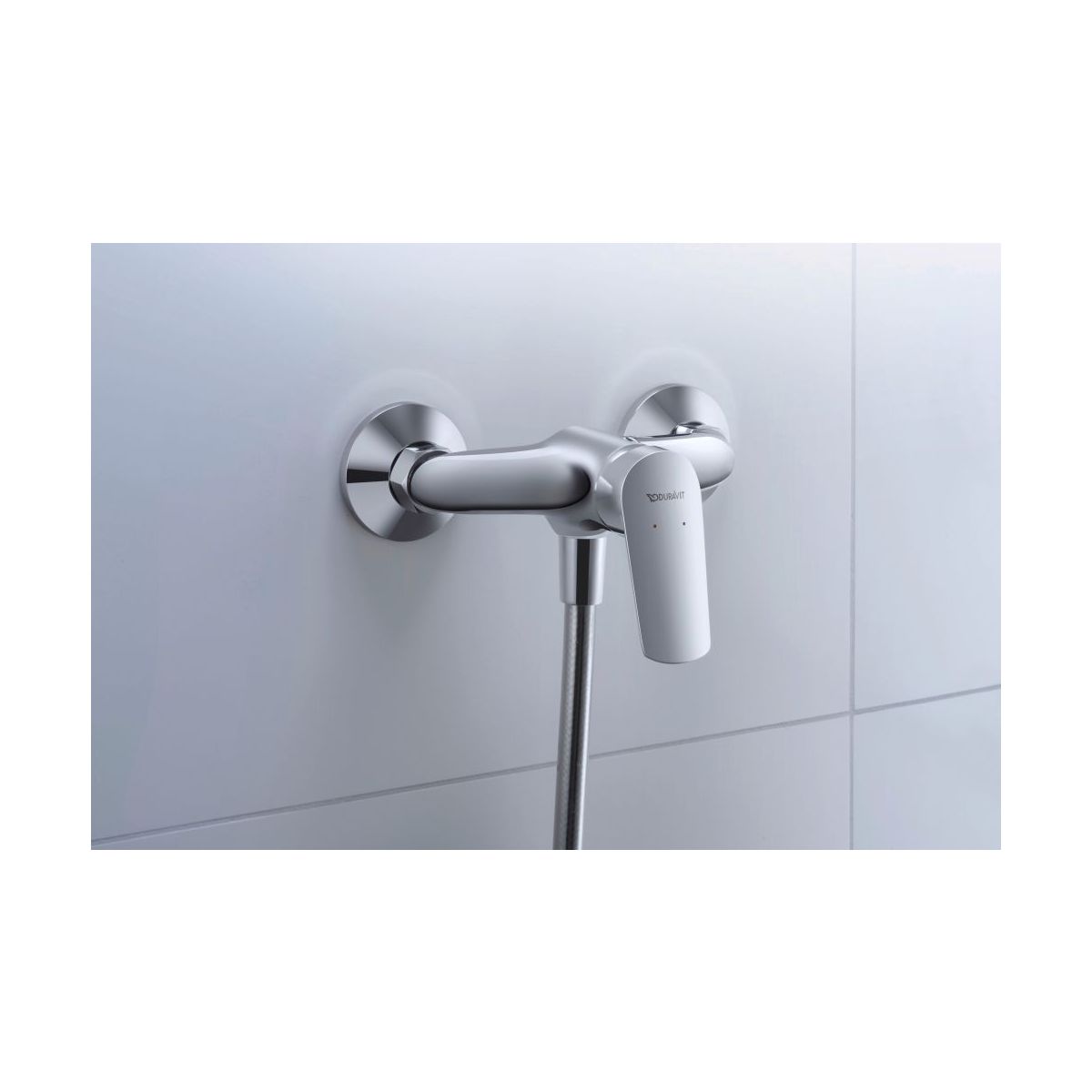 Baterie dus Duravit N14230000010, DuraStyle, tip incastrare aparent, compatibil cu instalatii sanitare standard, crom [3]