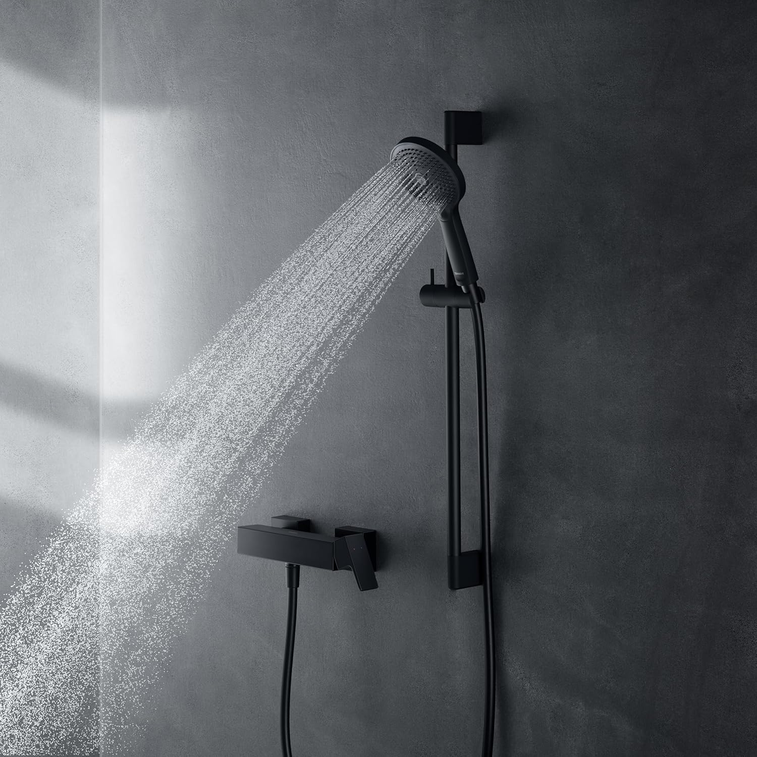 Baterie dus Duravit MH4230000046, Manhattan, tip incastrare aparent, compatibil cu instalatii sanitare standard, negru [3]