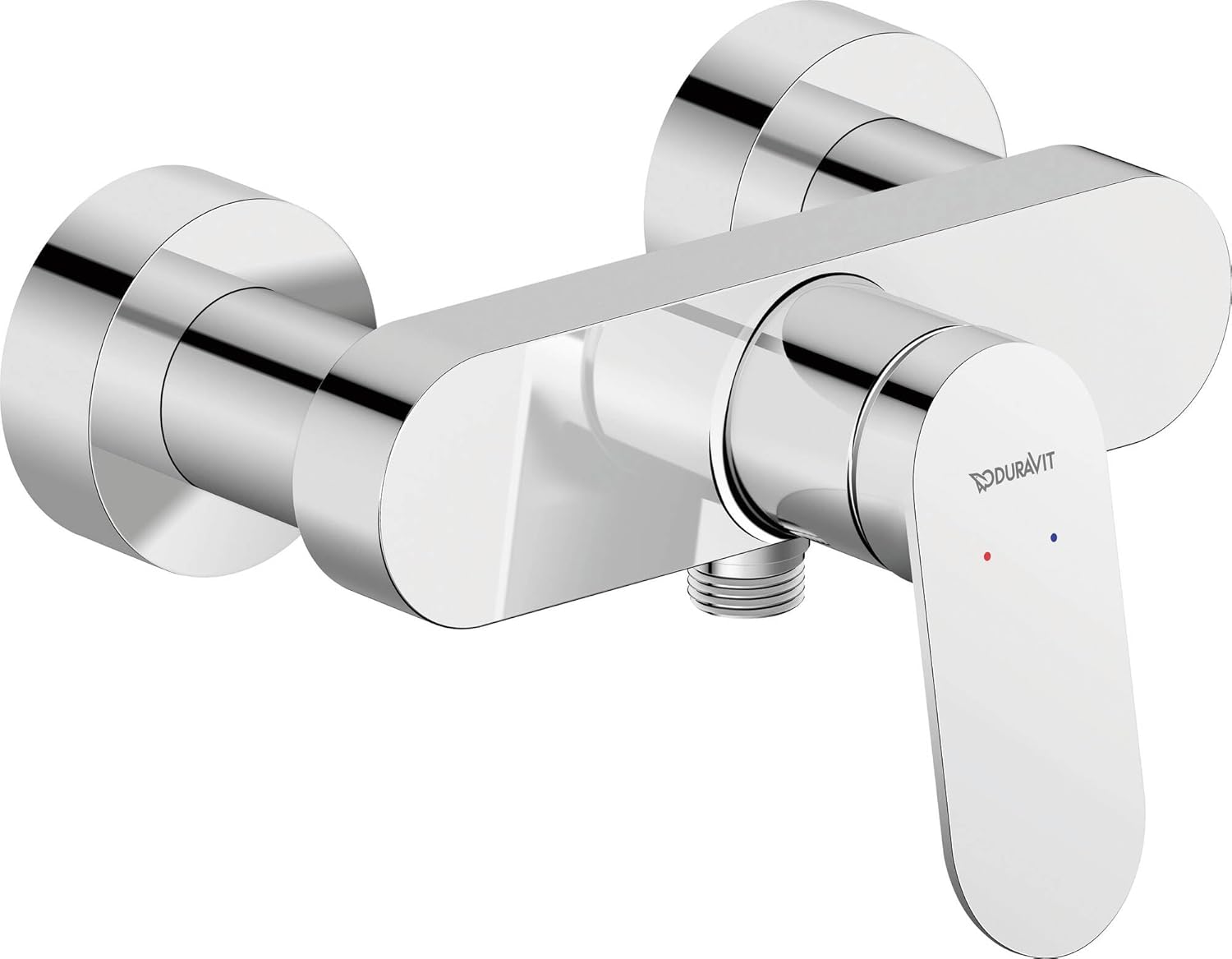 Baterii sanitare - Baterie dus Duravit WA4230000010, Wave, tip incastrare aparent, compatibil cu instalatii sanitare standard, crom