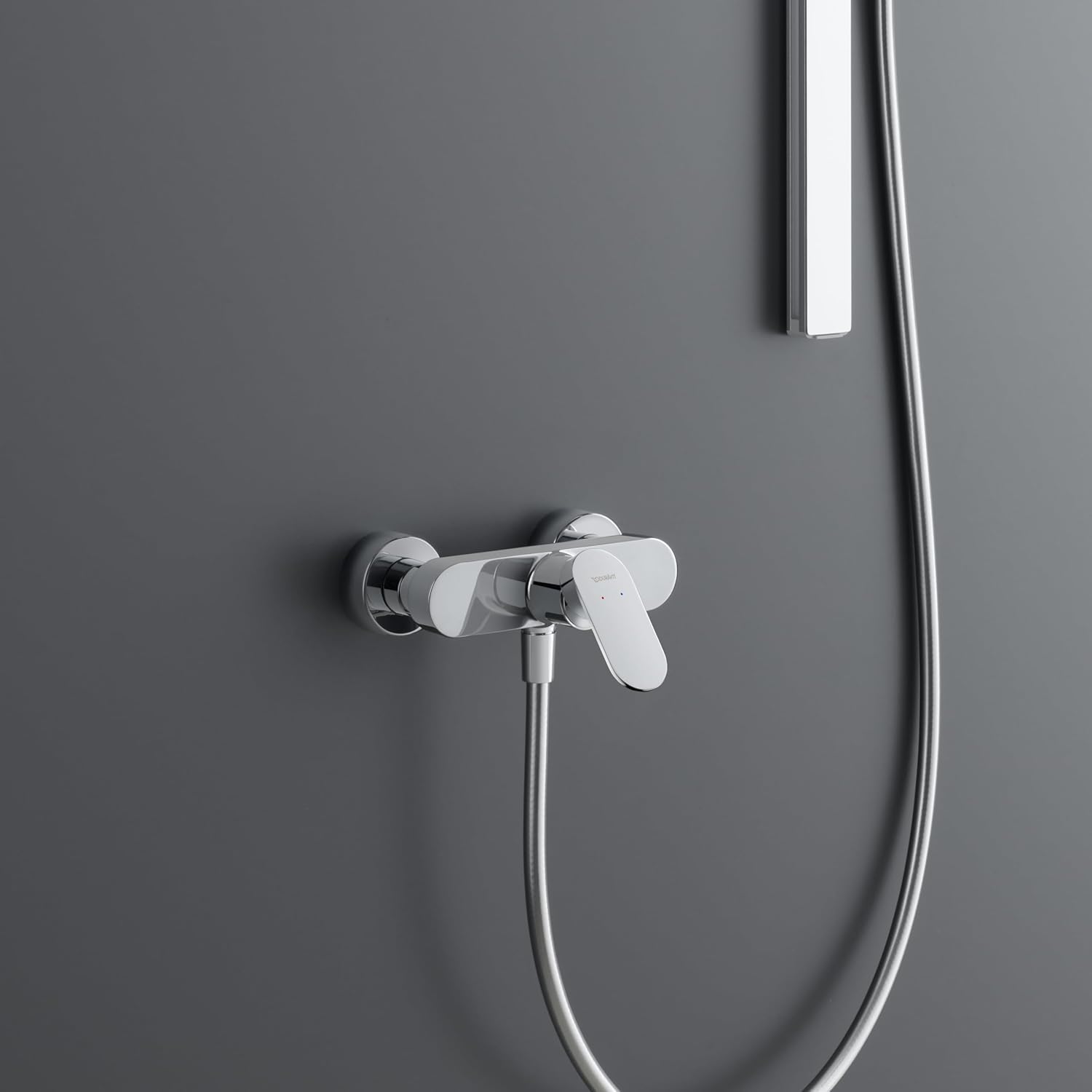 Baterie dus Duravit WA4230000010, Wave, tip incastrare aparent, compatibil cu instalatii sanitare standard, crom [3]