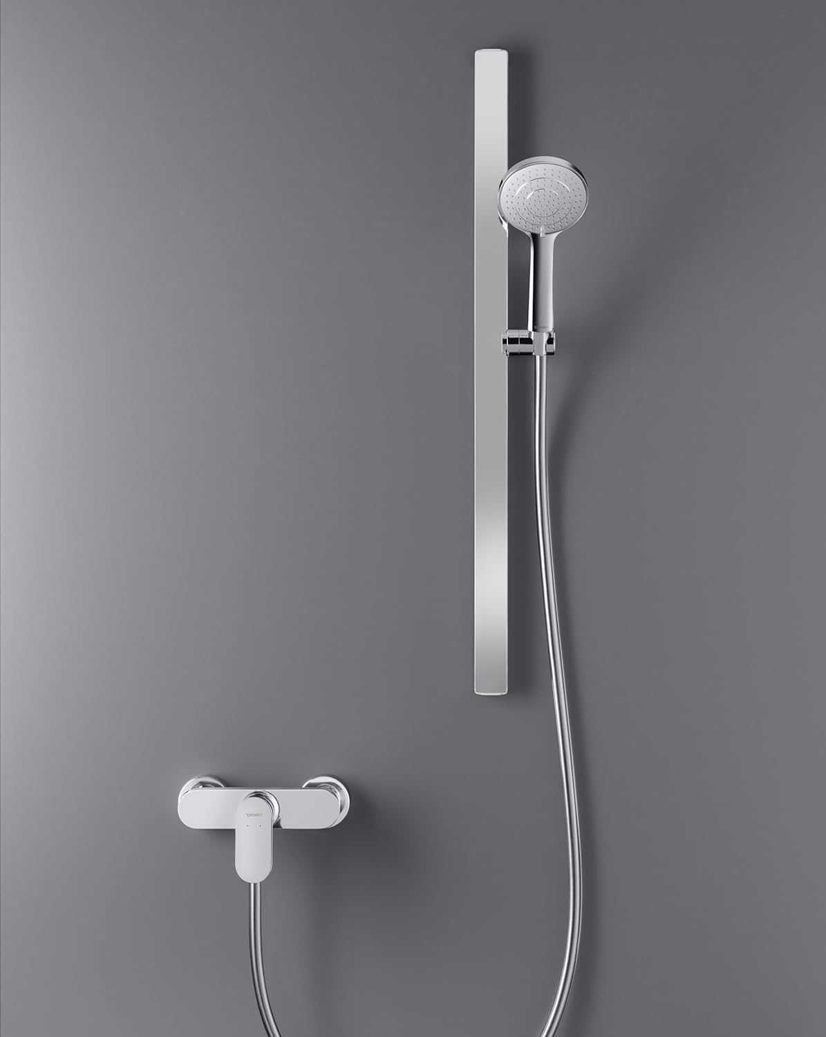 Baterie dus Duravit WA4230000010, Wave, tip incastrare aparent, compatibil cu instalatii sanitare standard, crom [1]