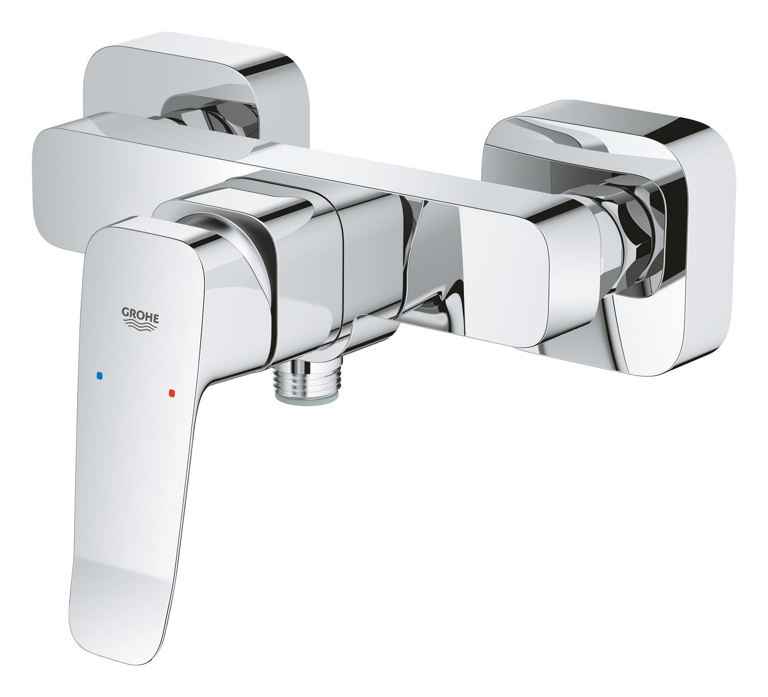 Baterie dus Grohe 1018740000, Dice, tip incastrare aparent, tip comanda monocomanda, numar orificii instalare 2, crom [2]