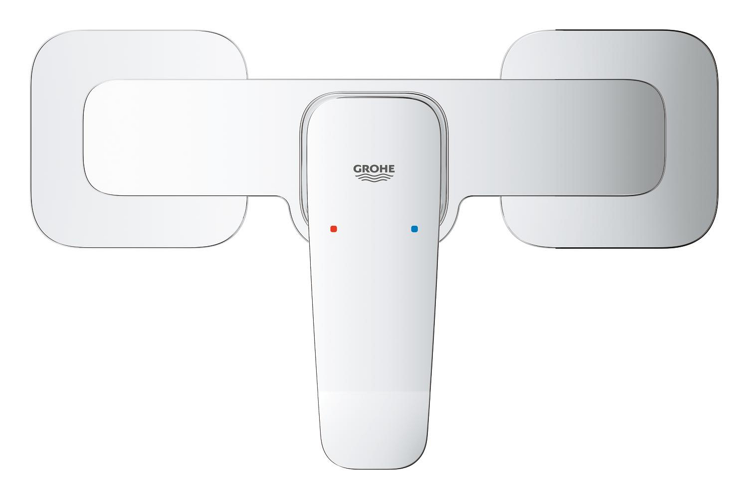Baterie dus Grohe 1018740000, Dice, tip incastrare aparent, tip comanda monocomanda, numar orificii instalare 2, crom [1]