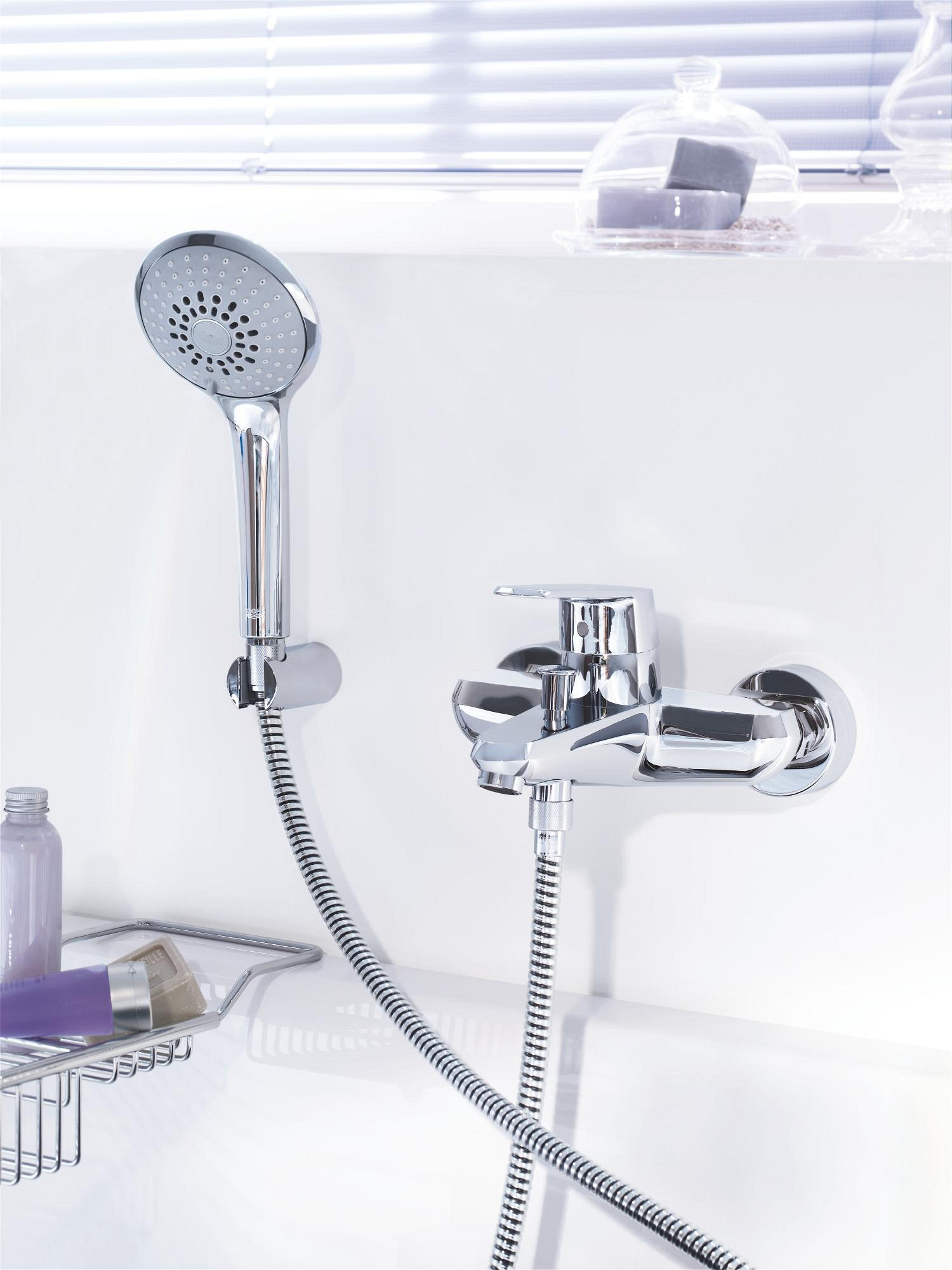 Set baterie dus Grohe 33395002, tip incastrare aparent, tip comanda monocomanda, set de dus inclus, crom [1]