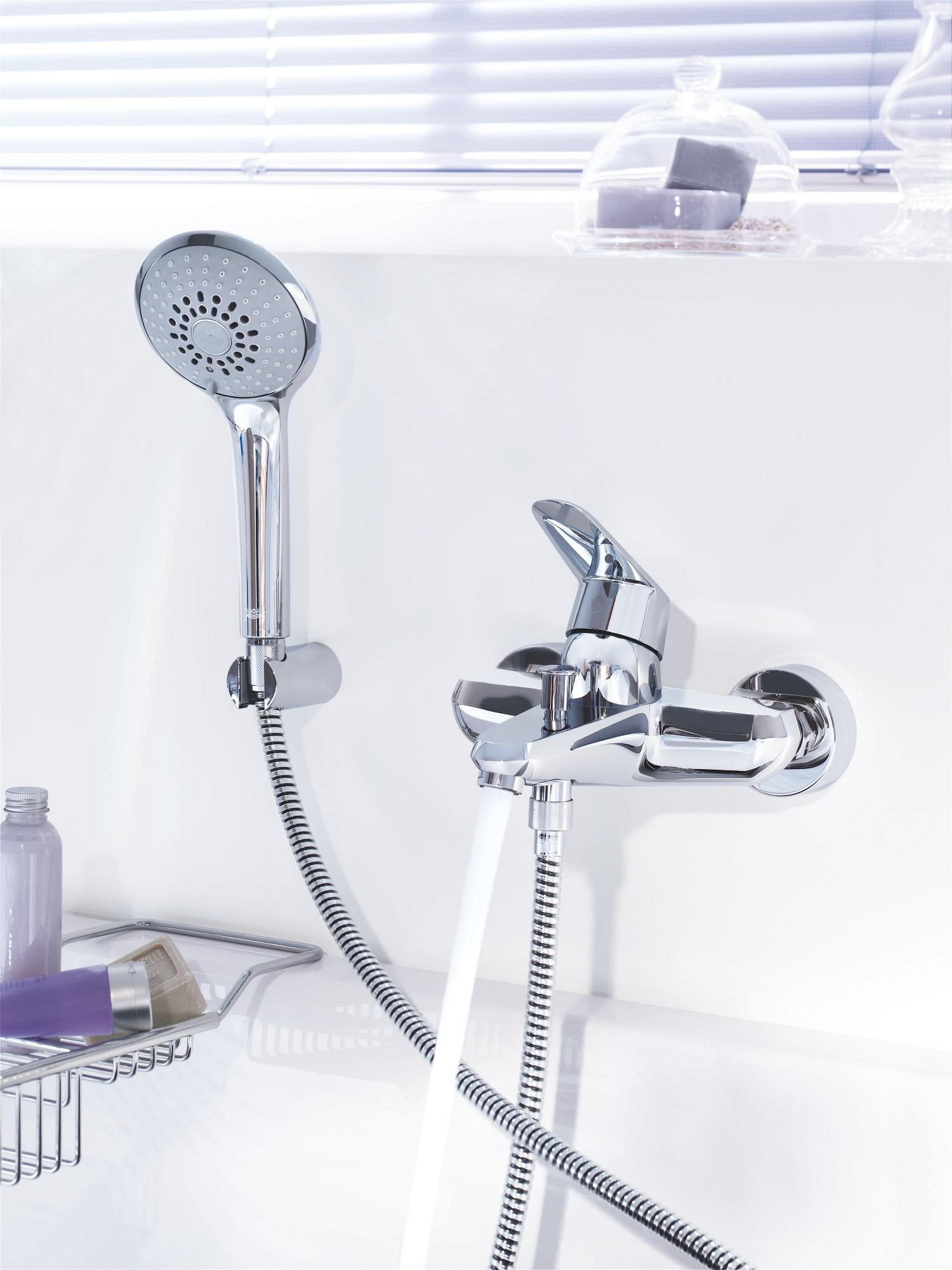Set baterie dus Grohe 33395002, tip incastrare aparent, tip comanda monocomanda, set de dus inclus, crom [2]