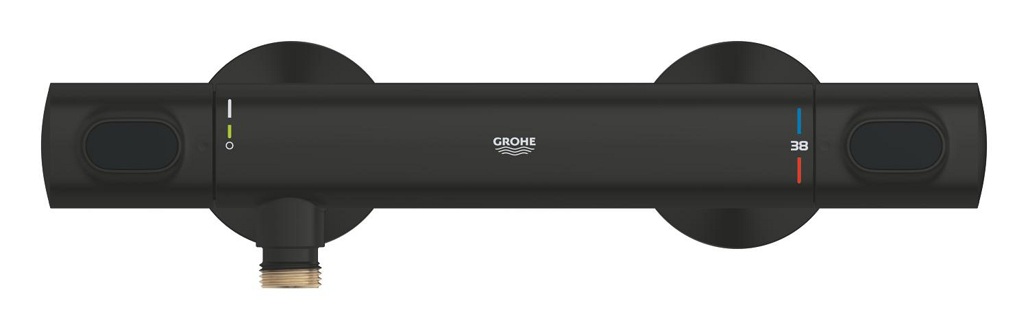 Baterie dus Grohe 348402430, Precision Flow, tip incastrare aparent, tip comanda dubla comanda, negru [3]