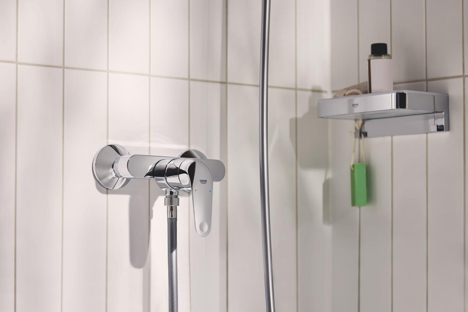 Baterie dus Grohe 24333001, Swift, tip incastrare aparent, tip comanda monocomanda, numar orificii instalare 2, crom [1]
