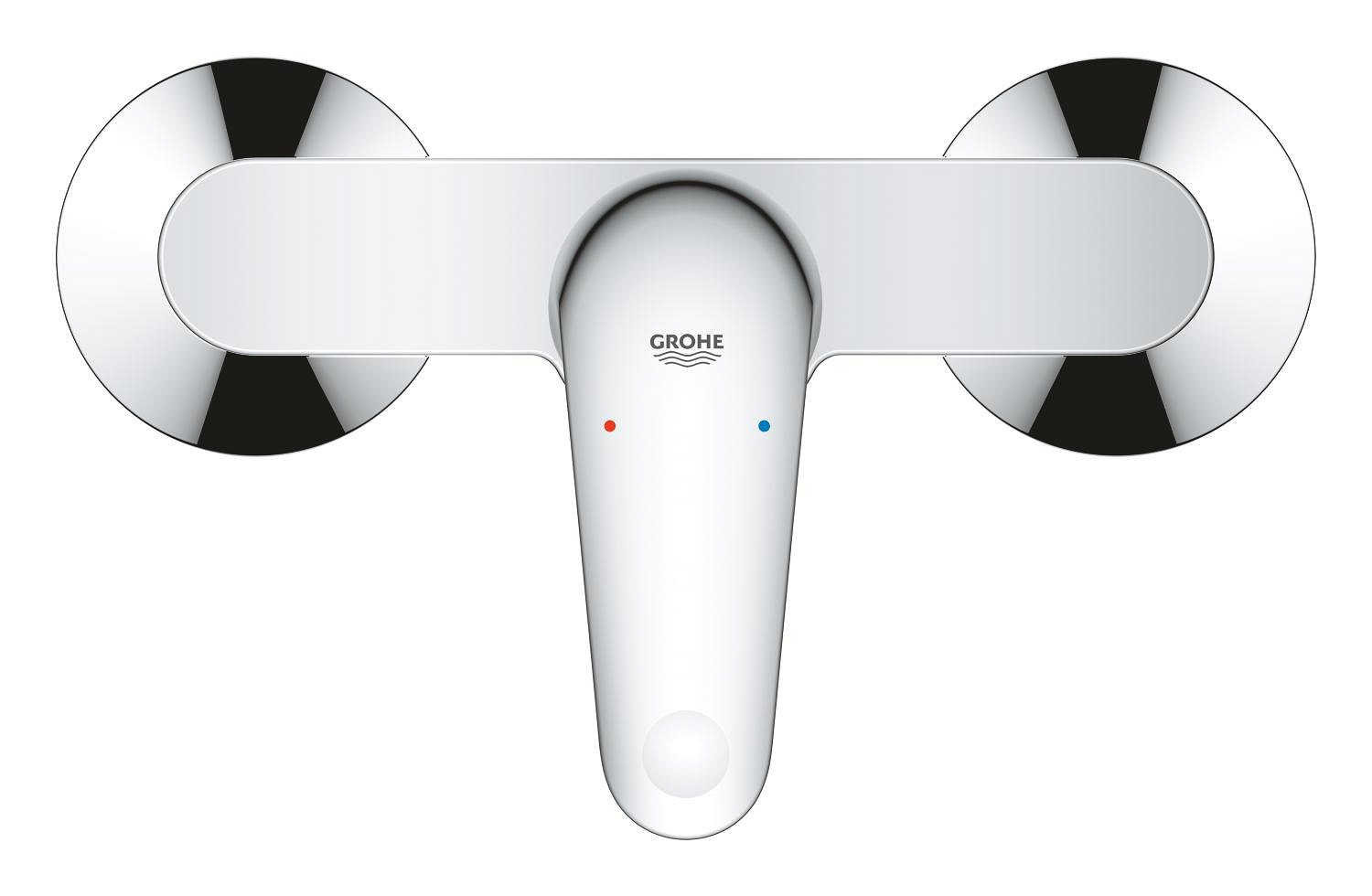Baterie dus Grohe 24333001, Swift, tip incastrare aparent, tip comanda monocomanda, numar orificii instalare 2, crom [2]