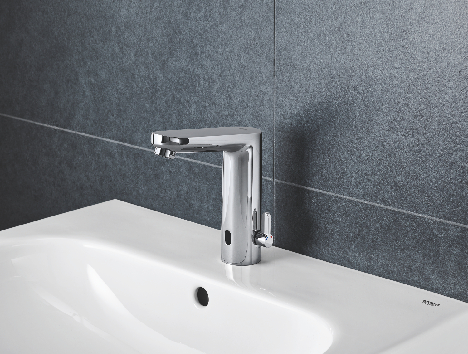Baterie cu senzor Grohe 36421000, pentru lavoar, montaj pe blat, pe lavoar, tip alimentare baterie 6v, crom [3]