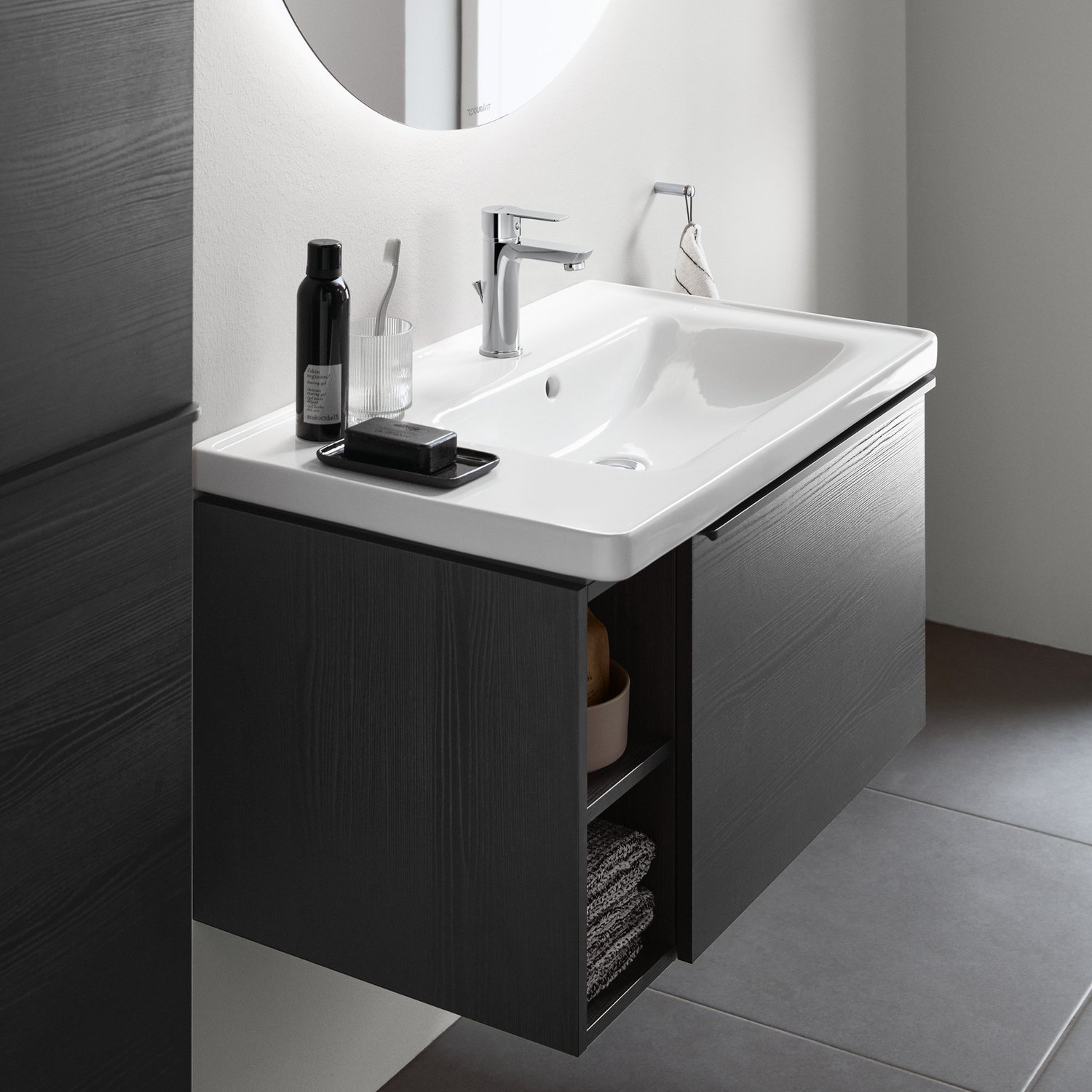 Baterie pentru lavoar Duravit A11020001010, lavoar A.1, tip comanda monocomanda, marime m, tip instalare pe lavoar, crom [11]