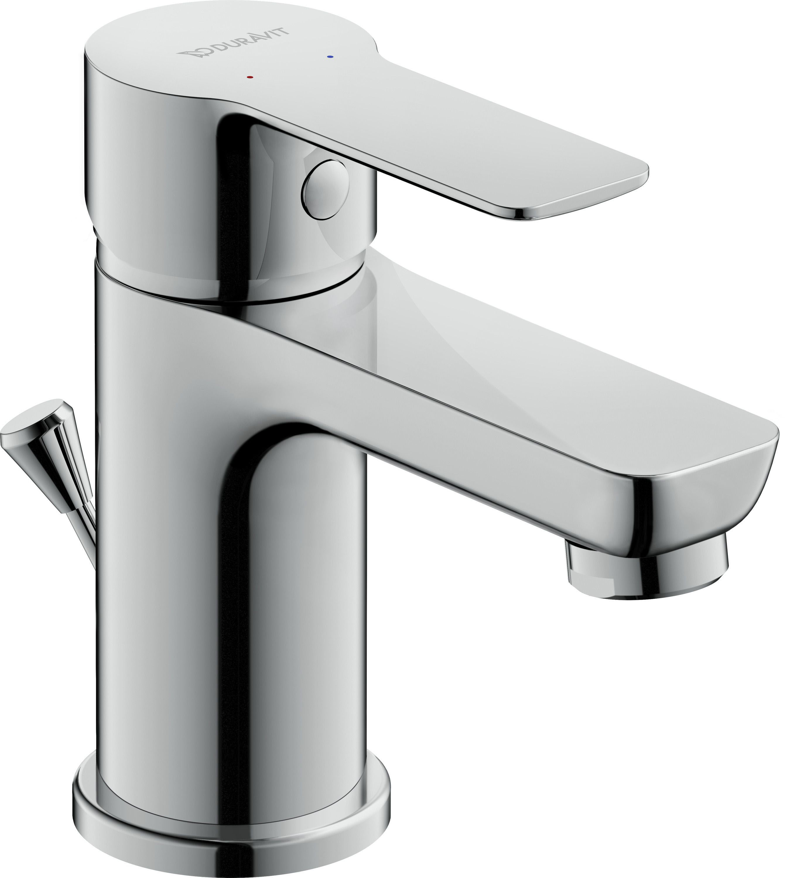 Baterii sanitare - Baterie pentru lavoar Duravit A11010001010, lavoar A.1, tip comanda monocomanda, marime s, tip instalare pe lavoar, crom