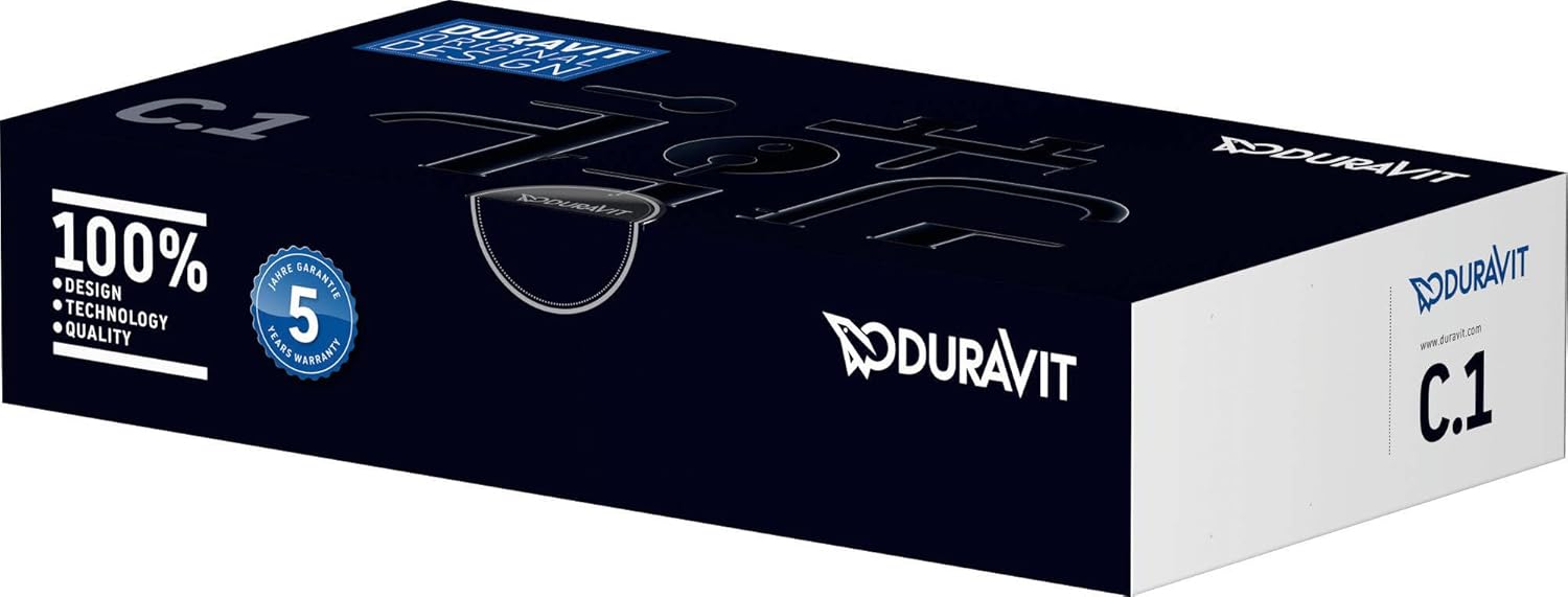 Baterie lavoar Duravit A11040001010, A.1, tip comanda monocomanda, marime xl, tip instalare pe blat, crom [5]