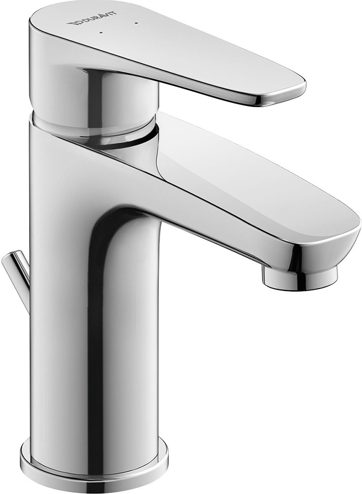 Baterii sanitare - Baterie lavoar Duravit B11010001010, B.1, tip comanda monocomanda, marime m, tip instalare pe lavoar, crom