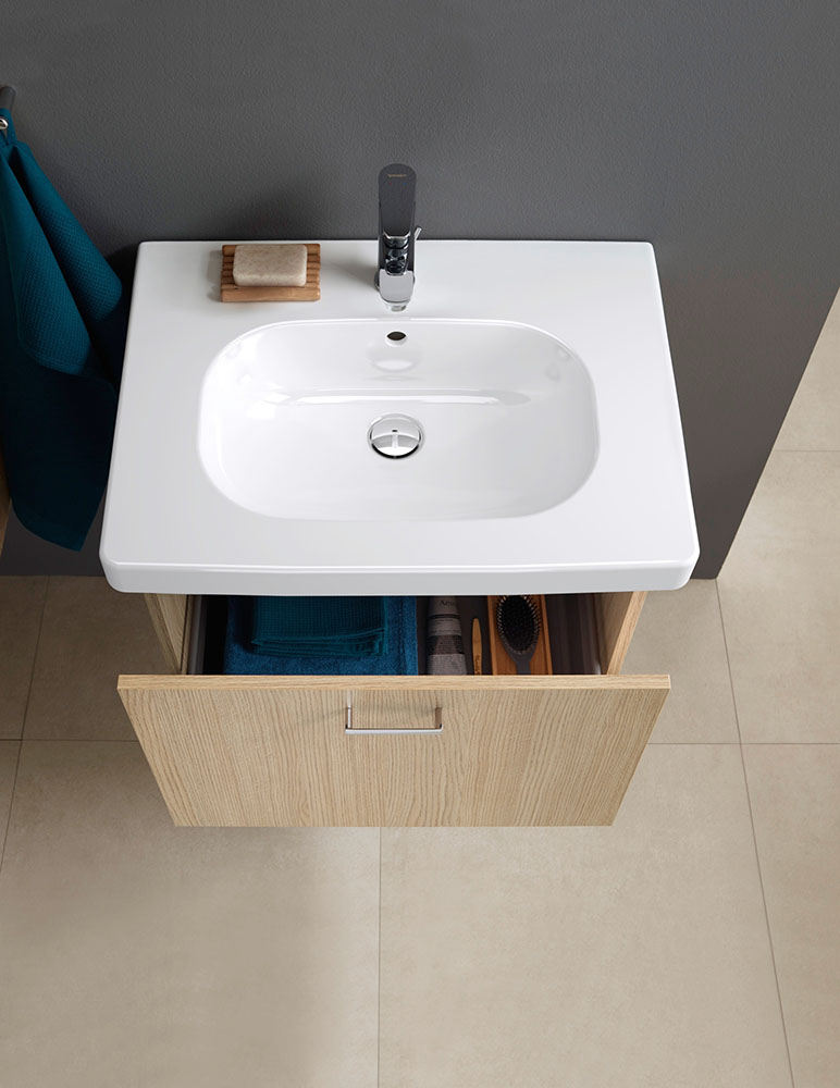 Baterie lavoar Duravit B11010001010, B.1, tip comanda monocomanda, marime m, tip instalare pe lavoar, crom [3]