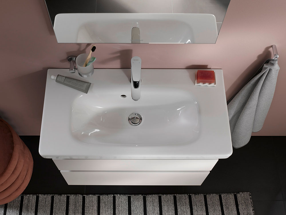 Baterie lavoar Duravit B11020002010, B.1, tip comanda monocomanda, marime m, tip instalare pe lavoar, crom [4]
