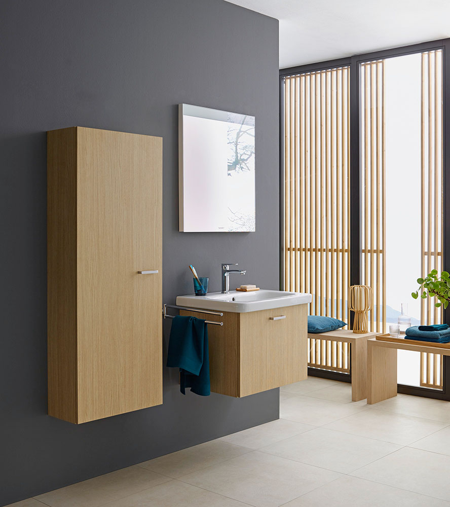 Baterie lavoar Duravit B11020002010, B.1, tip comanda monocomanda, marime m, tip instalare pe lavoar, crom [5]