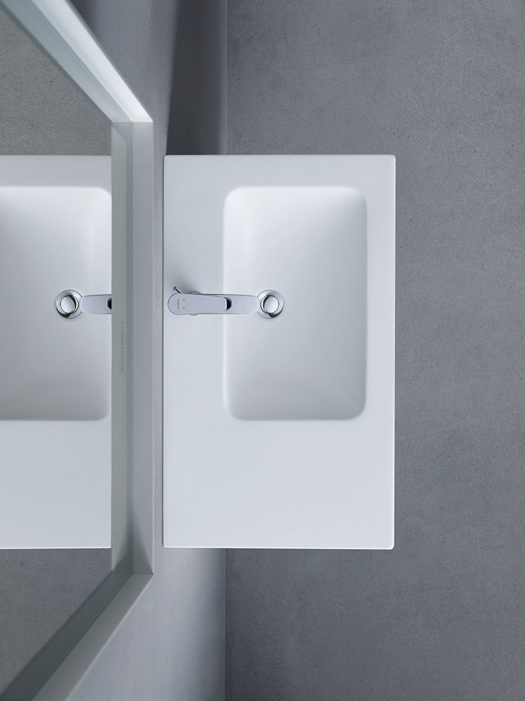 Baterie lavoar Duravit B11020001010, B.1, tip comanda monocomanda, marime m, tip instalare pe lavoar, crom [3]