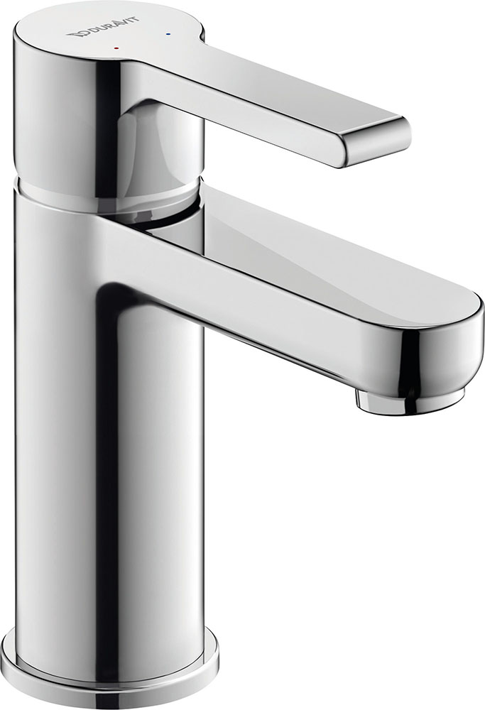 Baterii sanitare - Baterie lavoar Duravit B21010002010, B.2, tip comanda monocomanda, marime m, tip instalare pe lavoar, crom
