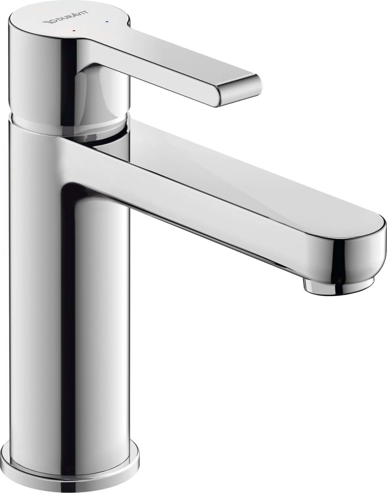 Baterii sanitare - Baterie pentru lavoar Duravit B21020002010, lavoar B.2, tip comanda monocomanda, marime m, tip instalare pe lavoar, crom