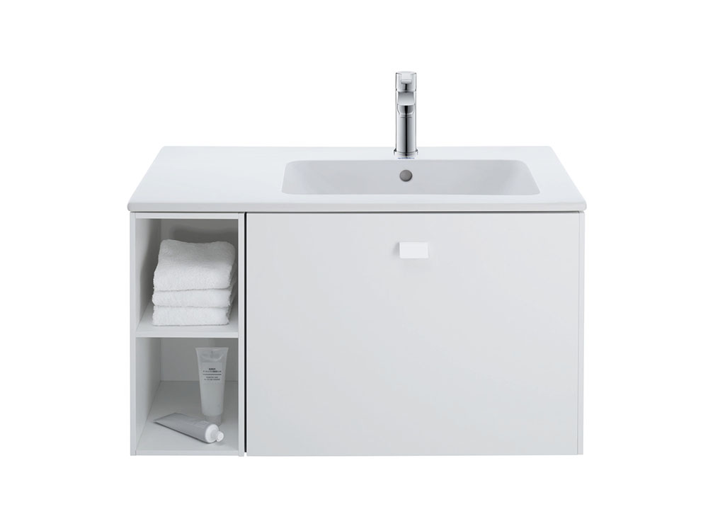 Baterie lavoar Duravit B21020001010, B.2, tip comanda monocomanda, marime m, tip instalare pe lavoar, crom [2]