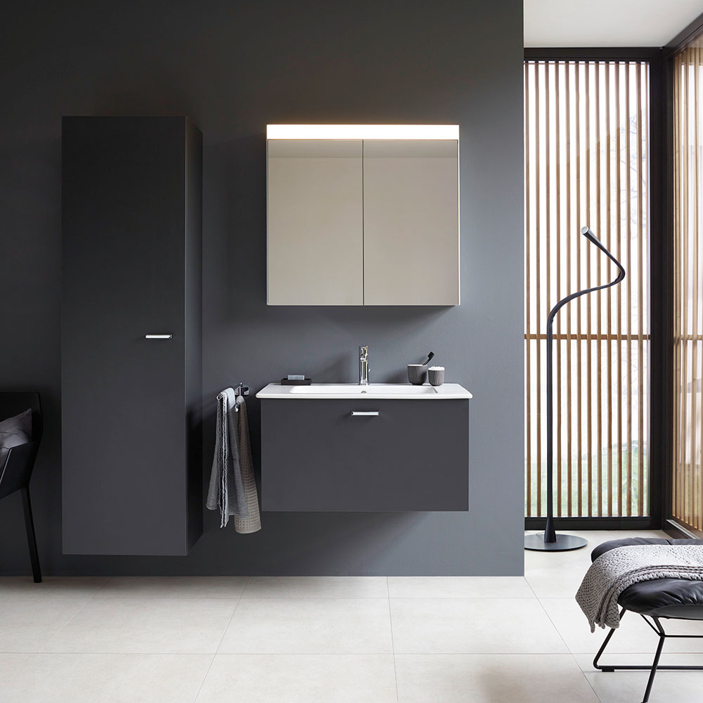 Baterie lavoar Duravit B21020001010, B.2, tip comanda monocomanda, marime m, tip instalare pe lavoar, crom [8]