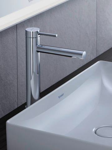 Baterie pentru lavoar Duravit CE1030002010, lavoar Circle, compatibil cu instalatii sanitare standard, crom [3]