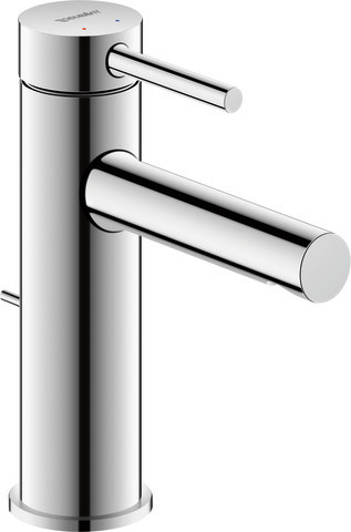 Baterii sanitare - Baterie pentru lavoar Duravit CE1020001010, lavoar Circle, compatibil cu instalatii sanitare standard, crom