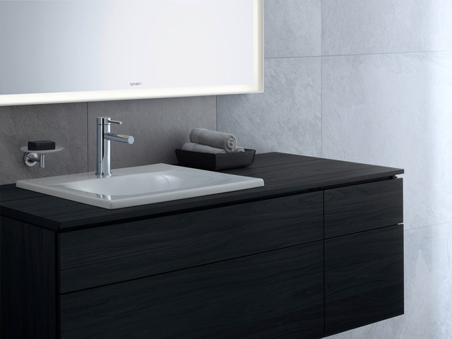 Baterie pentru lavoar Duravit CE1020001010, lavoar Circle, compatibil cu instalatii sanitare standard, crom [2]