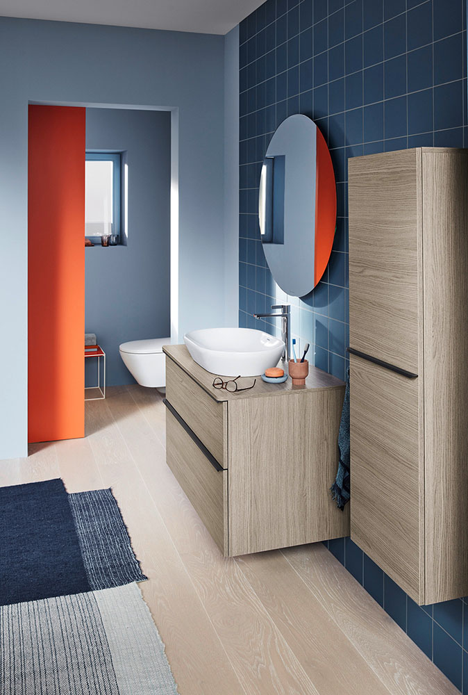 Baterie lavoar Duravit DE1030001010, D-Neo, tip comanda monocomanda, marime xl, tip instalare pe blat, crom [5]