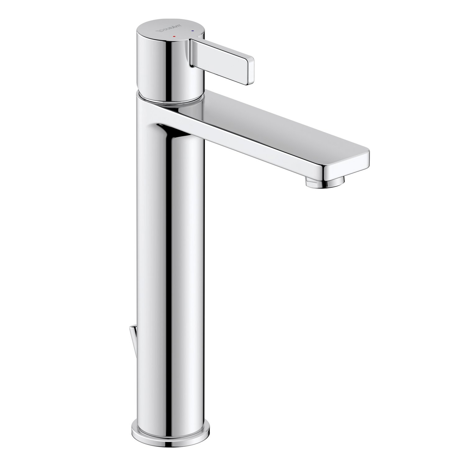 Baterii sanitare - Baterie lavoar Duravit DE1030001010, D-Neo, tip comanda monocomanda, marime xl, tip instalare pe blat, crom