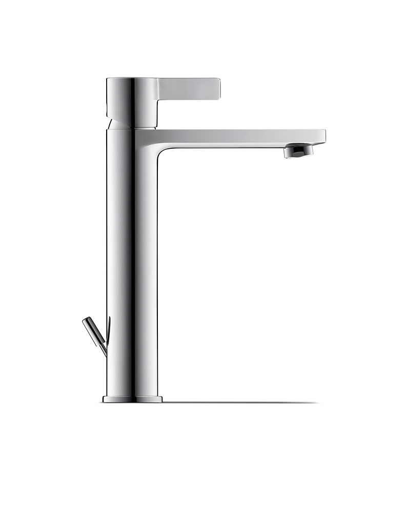 Baterie lavoar Duravit DE1030001010, D-Neo, tip comanda monocomanda, marime xl, tip instalare pe blat, crom [2]