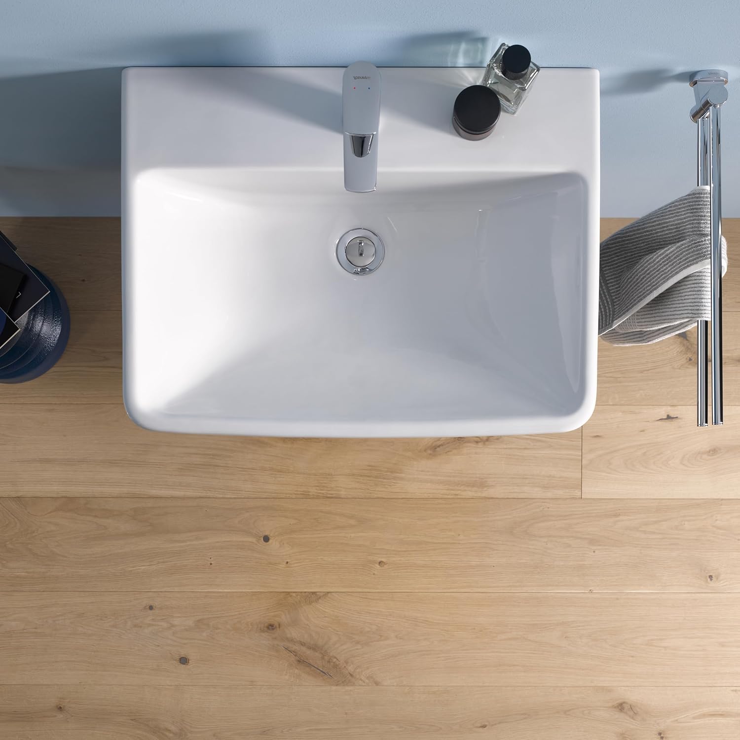 Baterie pentru lavoar Duravit N11020002010, lavoar DuraStyle, tip comanda monocomanda, marime m, crom [6]