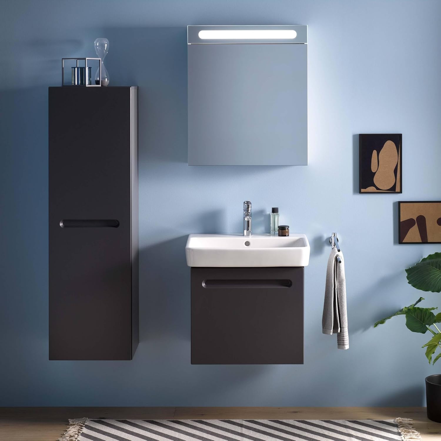 Baterie pentru lavoar Duravit N11020001010, lavoar DuraStyle, tip comanda monocomanda, marime m, crom [7]